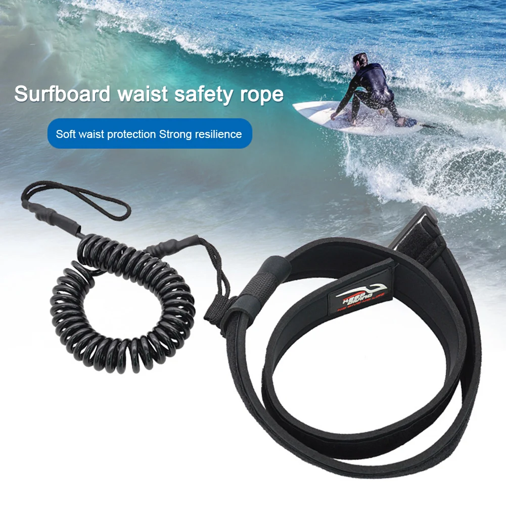 Stand Up Paddle Leash - 6mm Safety Board Leash TPU Spring