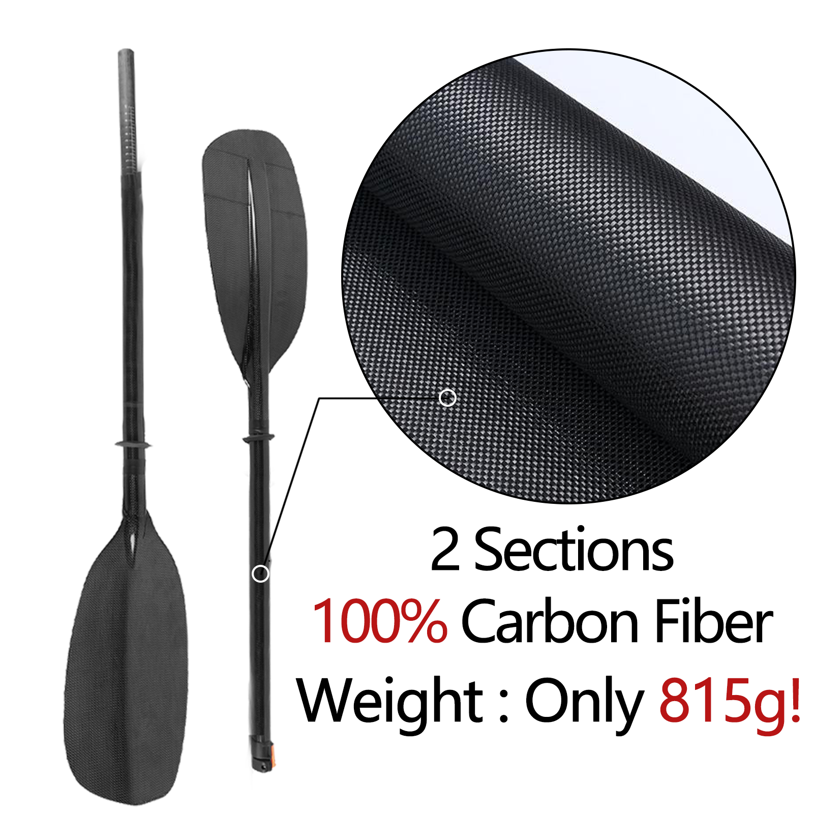 815g Carbon Whitewater Paddle  - Kayak Paddle Carbon recensie en prijs
