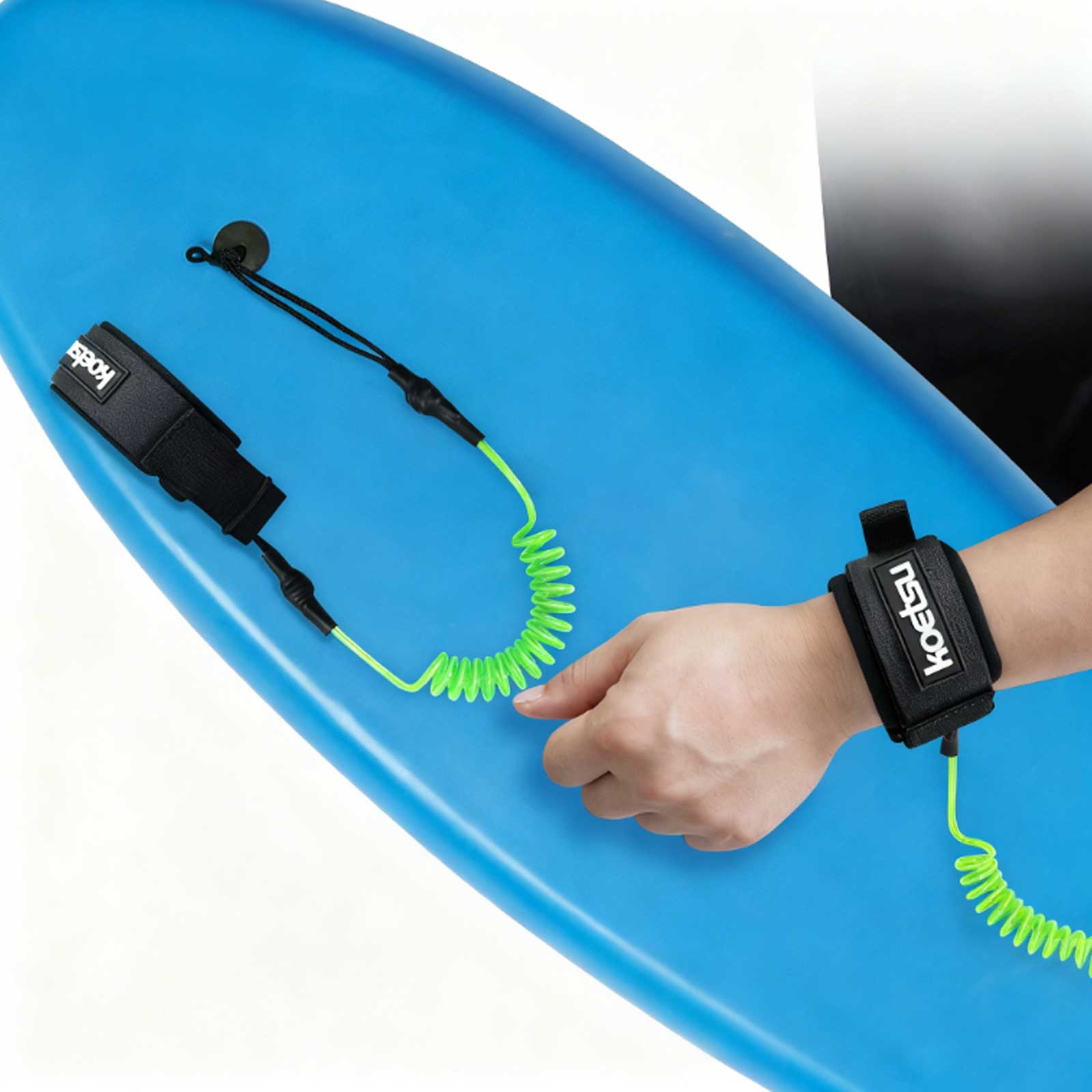 Coiled Bodyboarding Leash TPU  - Stand Up Paddle Leash recensie en prijs