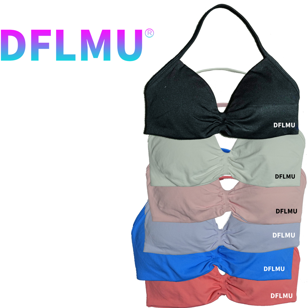 DFLMU Women Halter Sports Bra  - Aquatic Sports Bra recensie en prijs