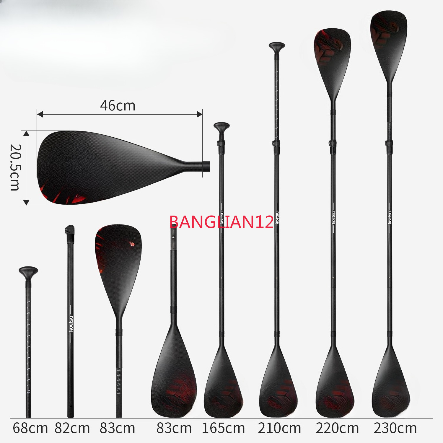 Surfboard Single and Double He - Kayak Paddle Carbon recensie en prijs