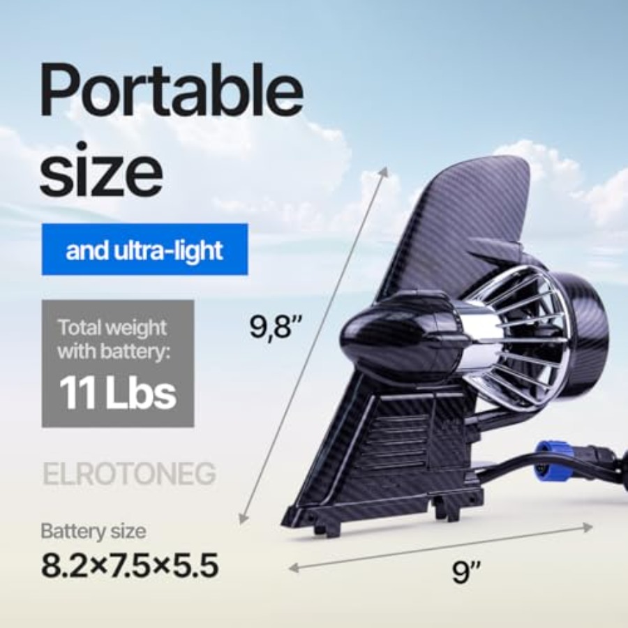 Electric Fin Kit for Paddle Bo - Kayak Paddle Carbon recensie en prijs
