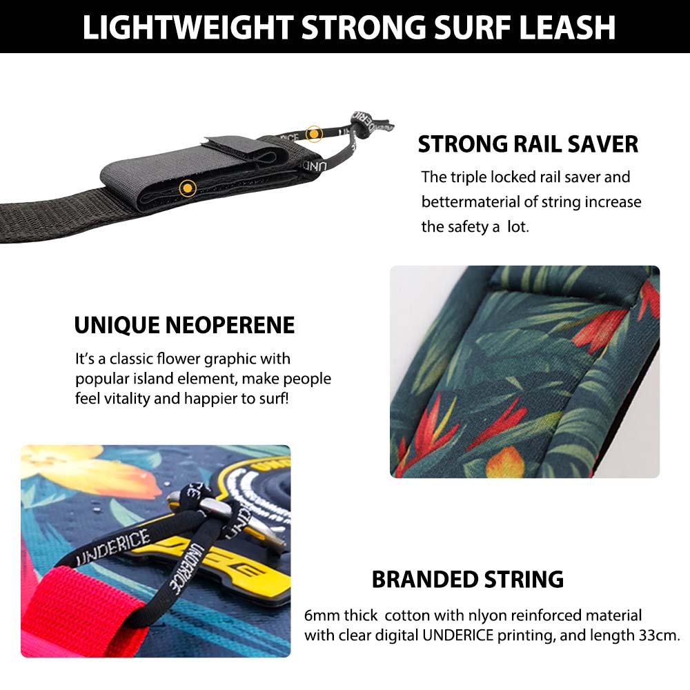 SUP Paddle Leash 7MM 11-10FT S - Stand Up Paddle Leash recensie en prijs