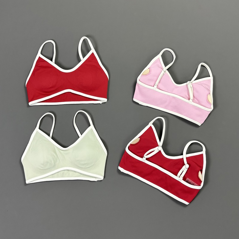 Women Contrastline Yoga Bra V  - Aquatic Sports Bra recensie en prijs