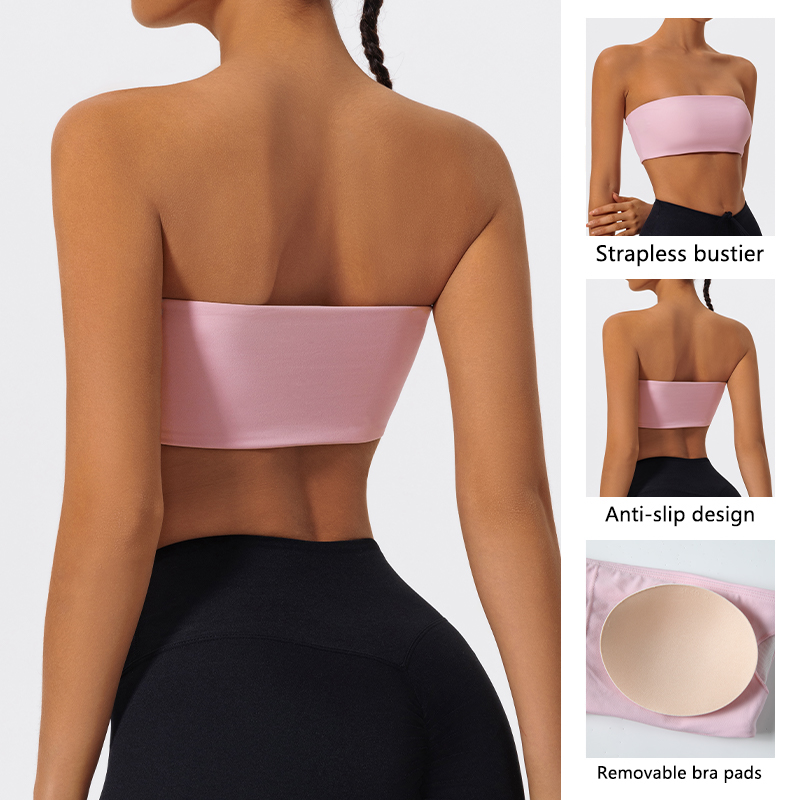 Strapless Sports Bra Gym Crop  - Aquatic Sports Bra recensie en prijs