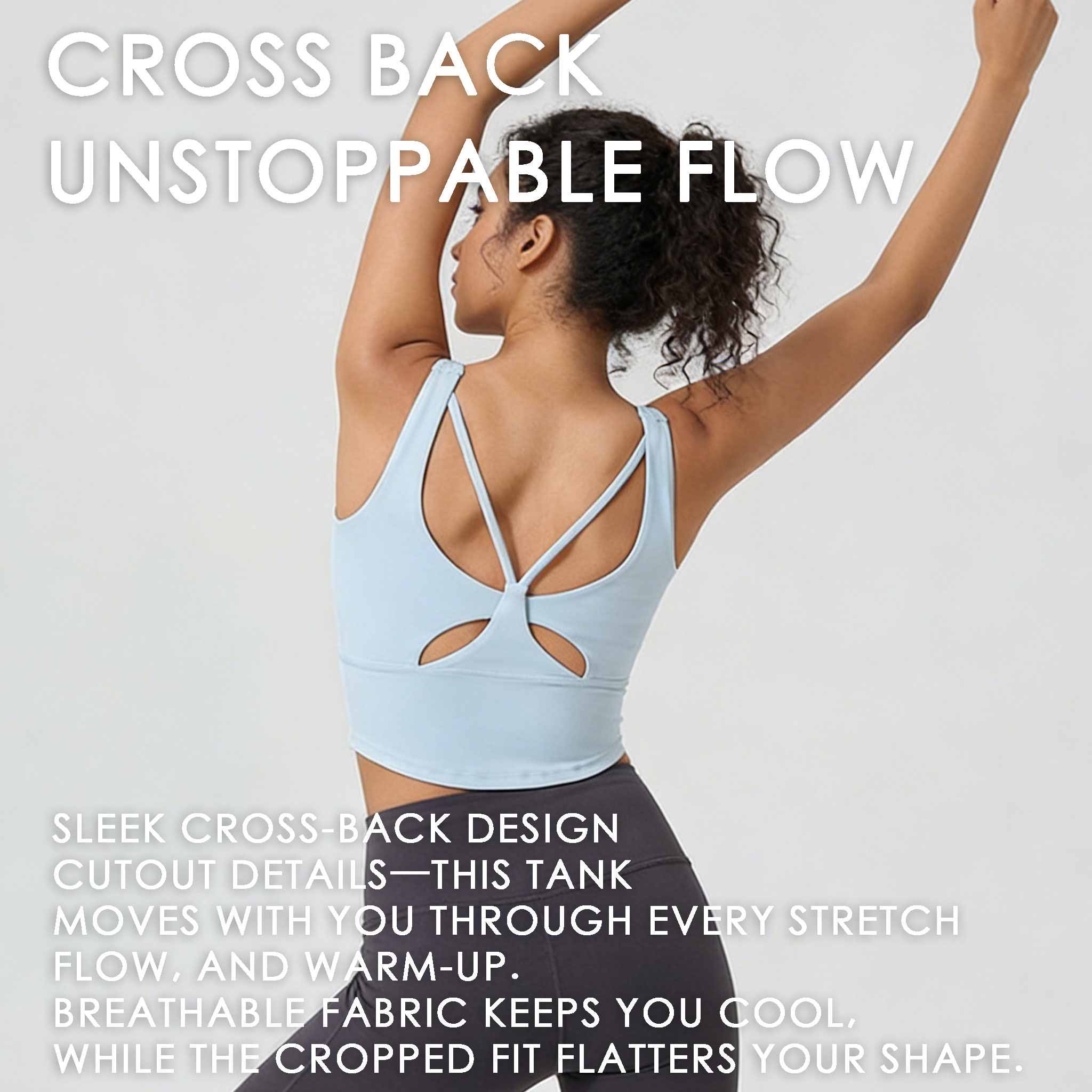 Women's Fixed Cup Yoga Sports  - Aquatic Sports Bra recensie en prijs