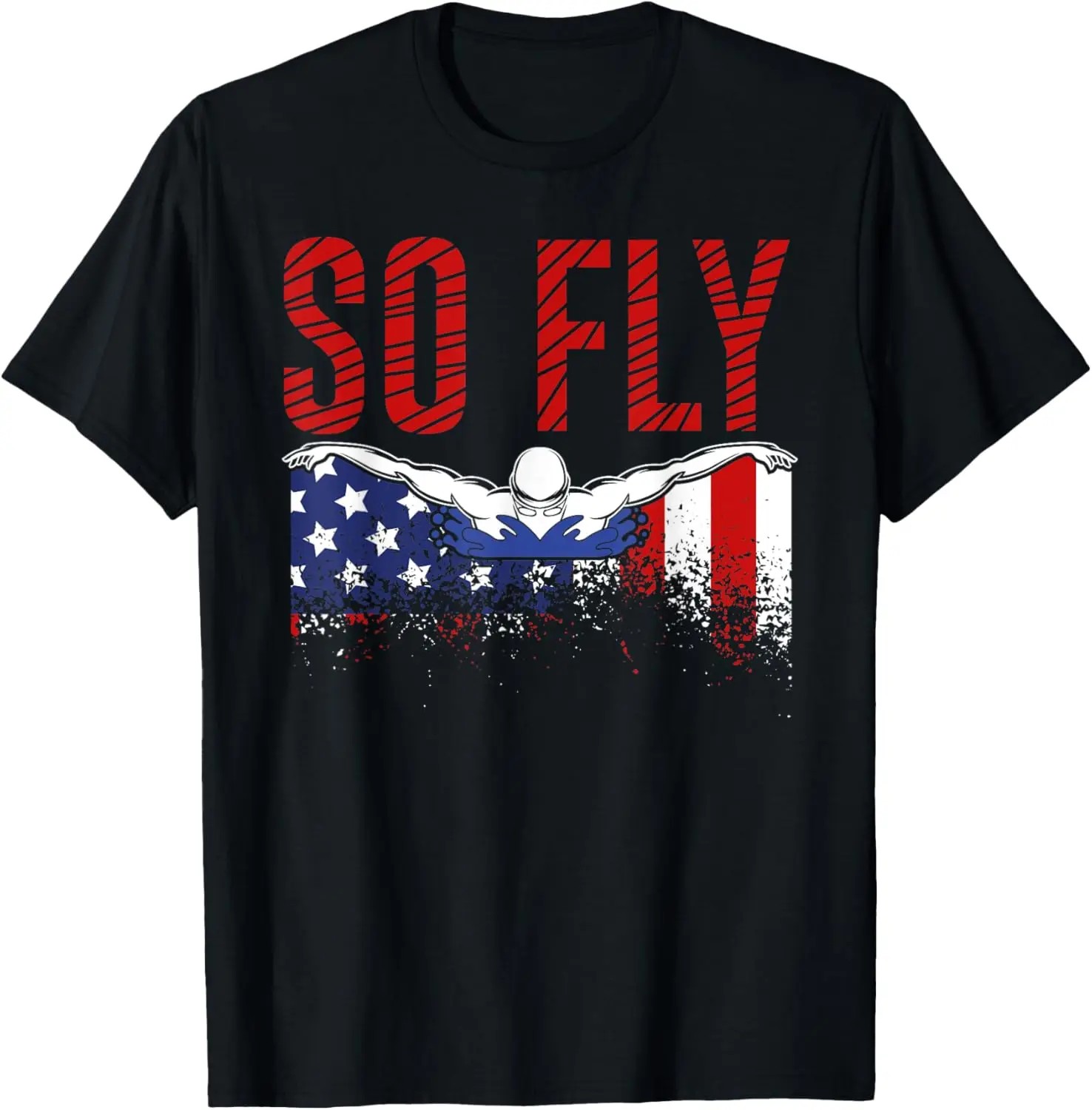 New t-shirt - So Fly USA Swimm - Aquatic Sports Teams recensie en prijs